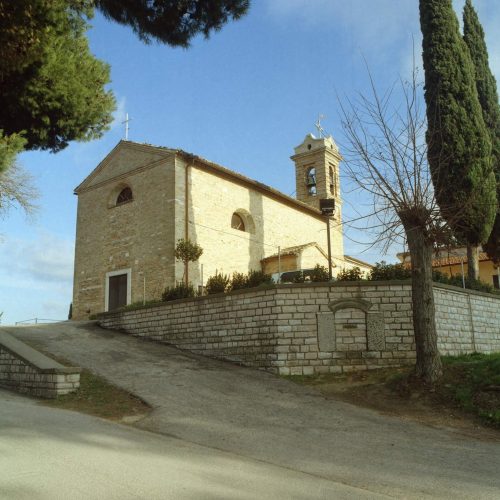 Veduta della chiesa di Montemontanaro